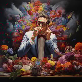 littlechook_corporate_art_style_the_power_of_scent_smell_nose_t_c9896101-ff94-4efc-8829-d229994f7969